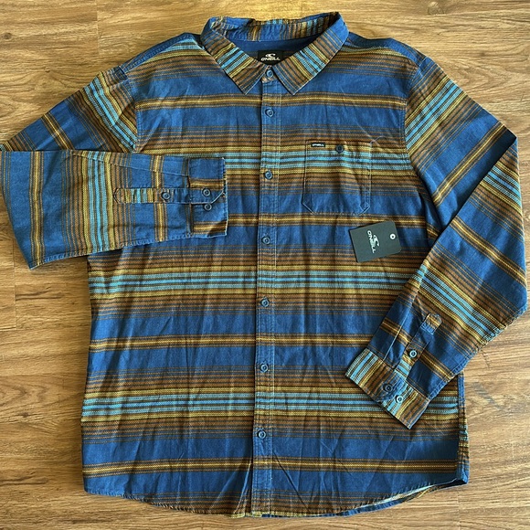 NWT O’Neill Men’s button down shirt - XXL - Picture 1 of 5